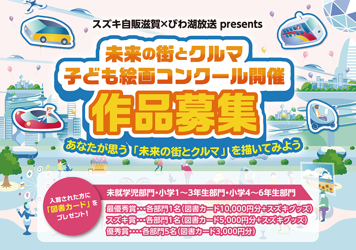 あなたが思う「未来の街とクルマ」を描いてみよう