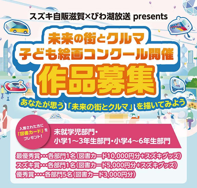 あなたが思う「未来の街とクルマ」を描いてみよう